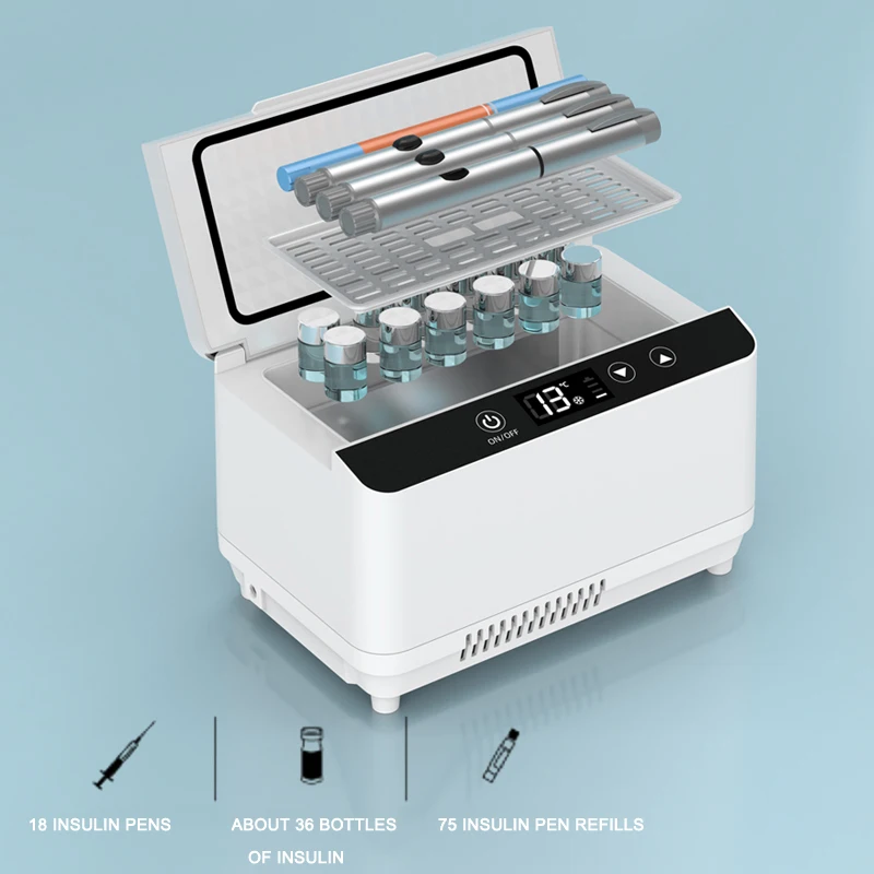 Battery Operated Insulin Travel Fridge Portable Insulin Cool Box