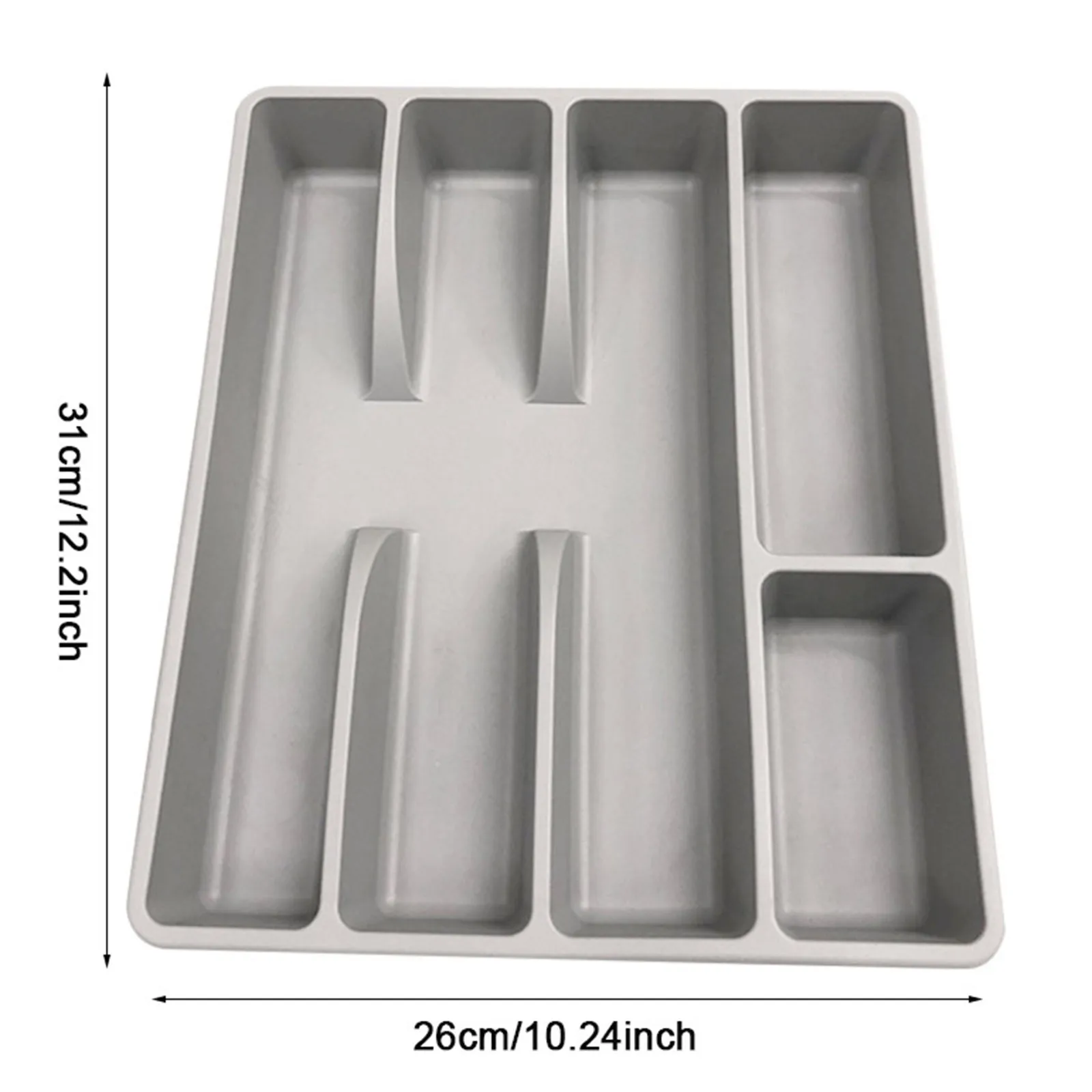 Cutlery Organizer Shengdrawer Kitchen Drawer Organizer Silverware Holder Utensil Organizer Cutlery Tray Plastic Flatware