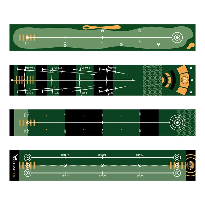 

1PC Golf Putting Indoor Golf Hitting Mat Green Mat Golf Practice Training Aid Equipment For Home Outdoor Backyard Golf Practice