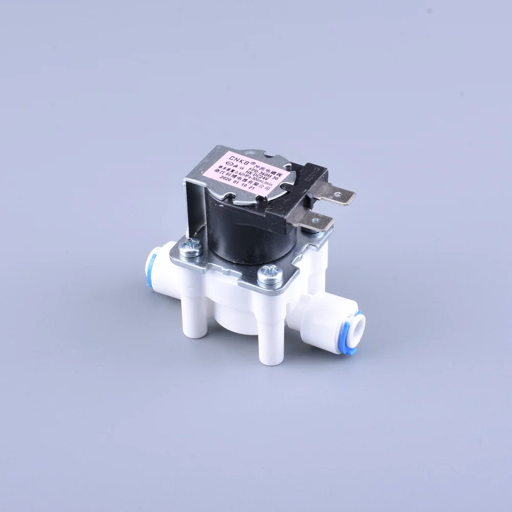 

DC24V Quick-connect 1/4" Waste Water Solenoid Valve 300cc Flow Inlet RO Water Purifier Flush solenoid Electromagnetic Valve