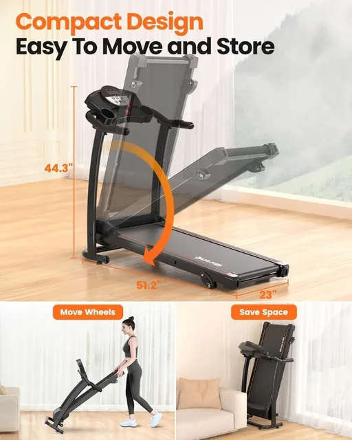Incline Treadmill Merax W501 Classic Style Folding Electric