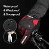 INBIKE Winter Cycling Gloves Man Touch Screen Bicycle Gloves Thickened Men's Gloves MTB for Riding Bike Motorcyclist Accessories 3