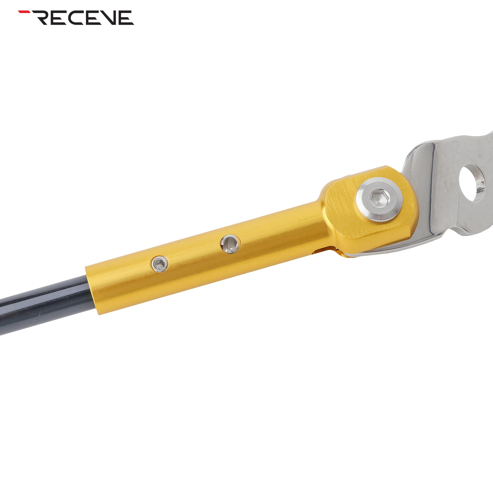 RECEVE Folding Bicycle Kickstand 406 Aluminum Alloy Foot Support Bike Kickstand Parking Stand Footrest for DaHon S20 P9 FNHON