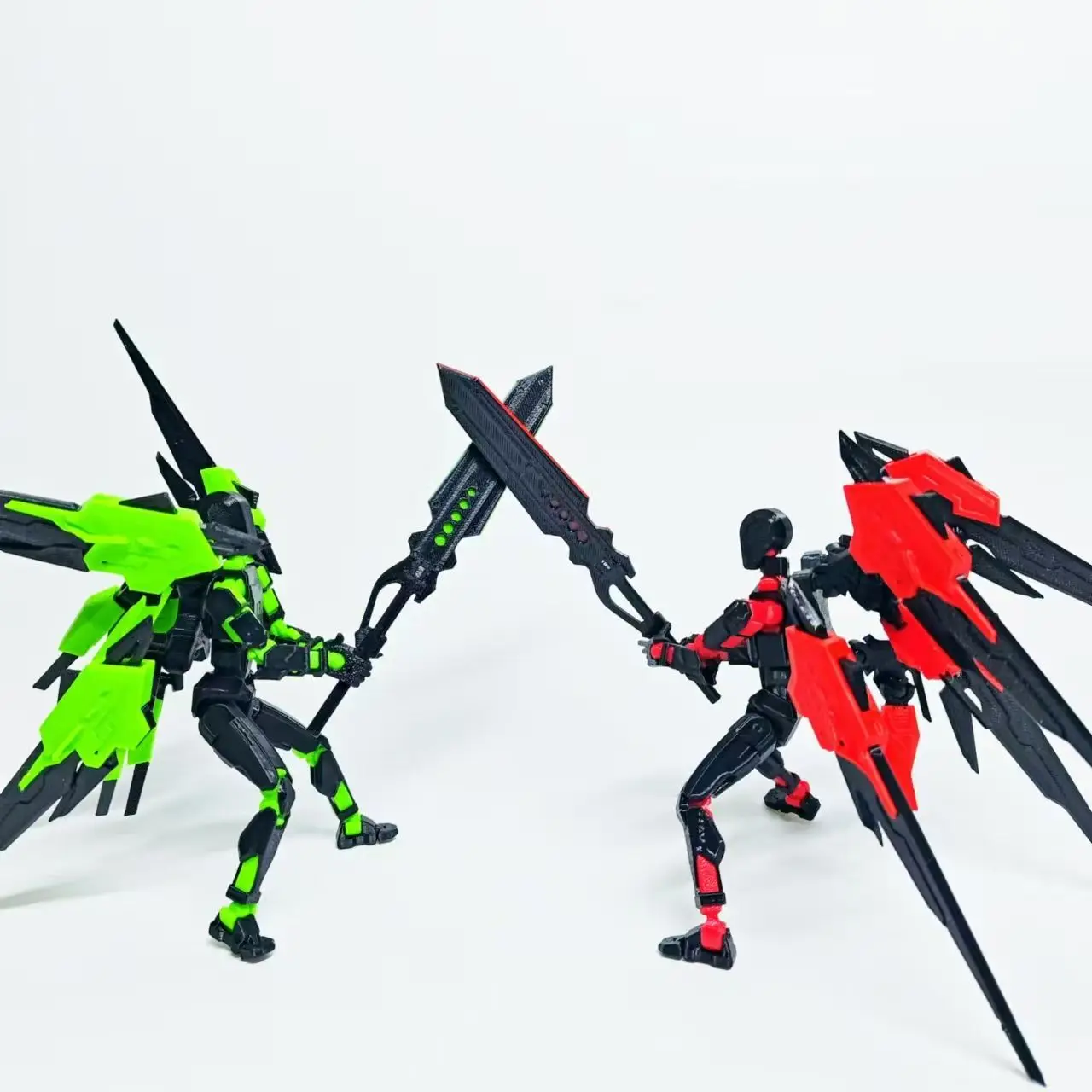 3D Printed Death/Swordsman Dummy 13 Action Figures Multi-Jointed Movable Lucky 13 Action Figure Nova 13 Action Figure for Gift - Bilde 3