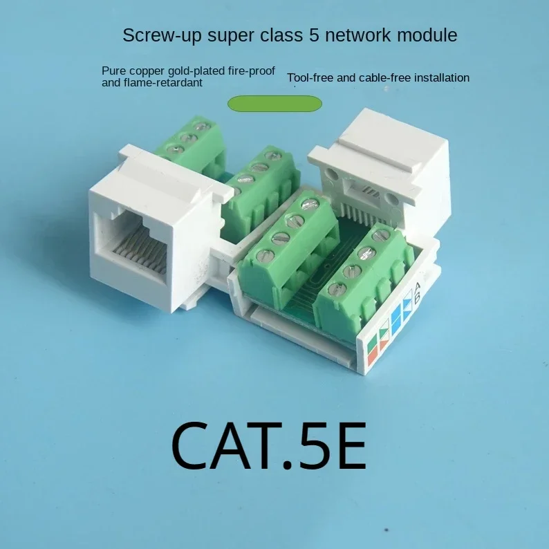 bracadeira jack keystone ethernet parafuso modulo 01