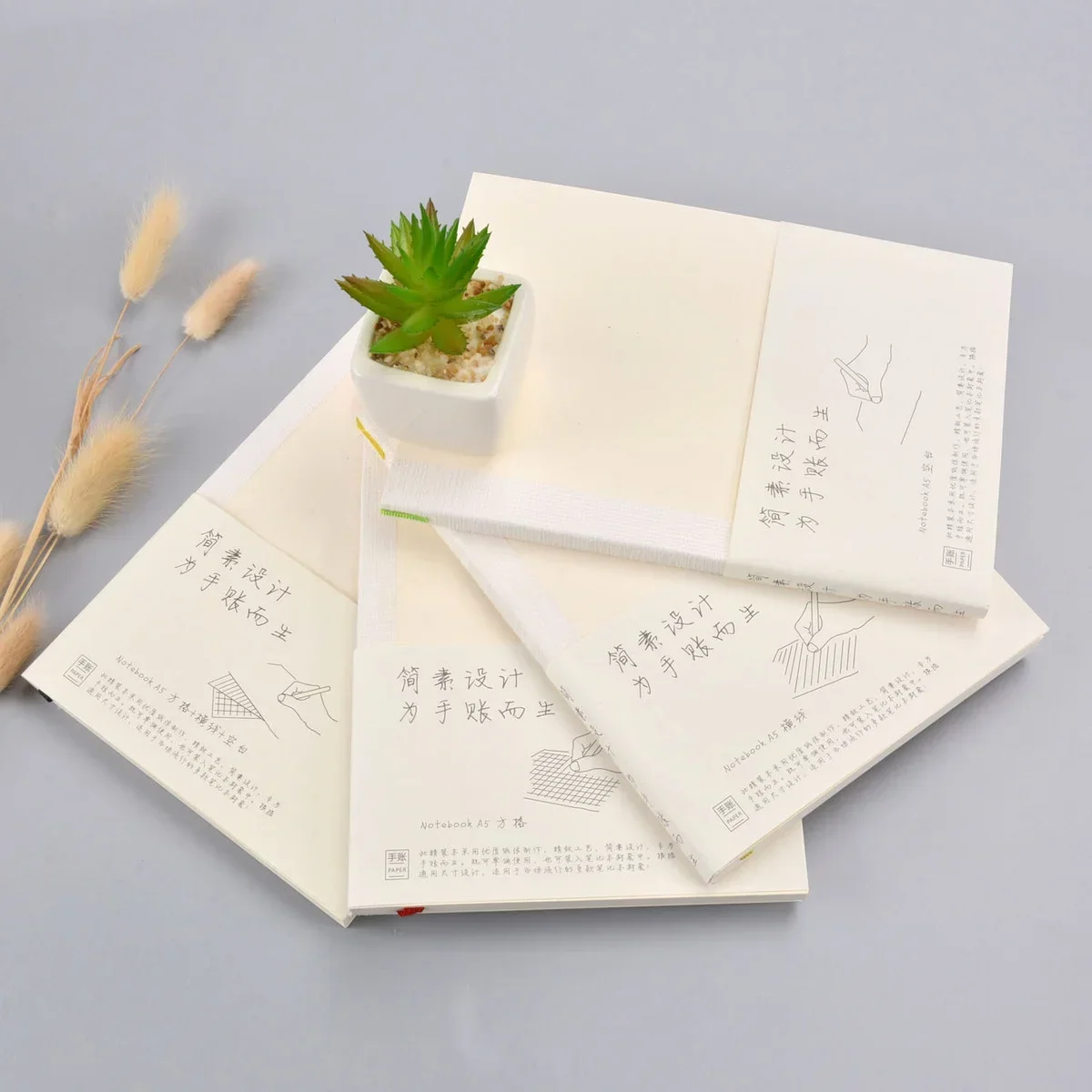 Simplenote는 A5/A6/B6 슬림 사이즈 노트북 커버 그리드 용 일기 리필 삽입 빈 100g 용지 의제 저널 재료 용지