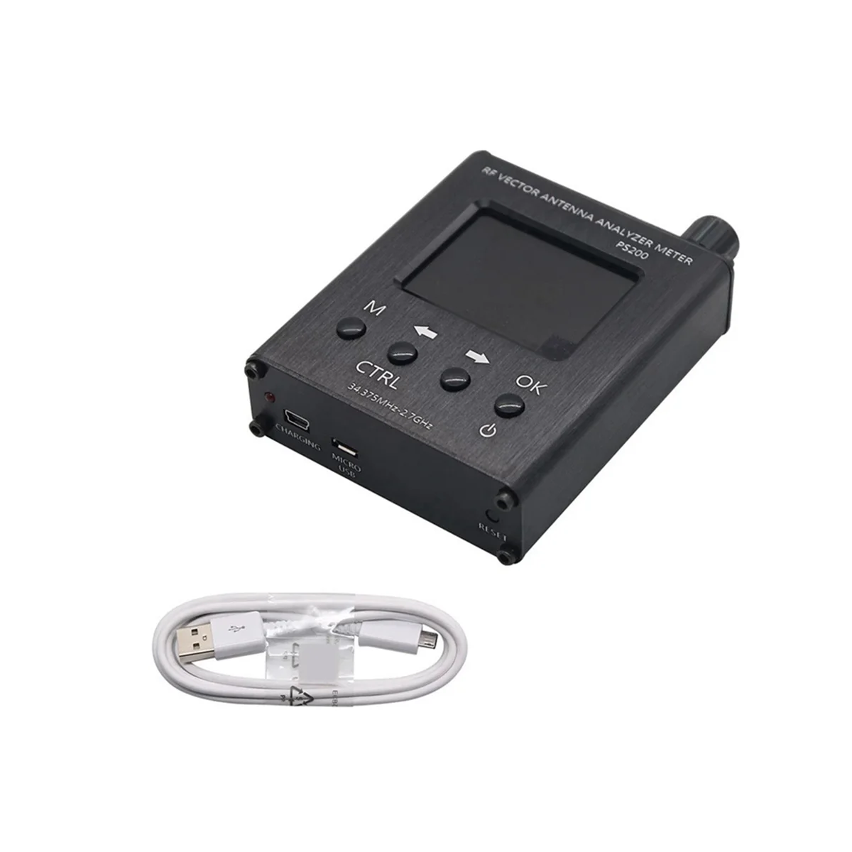 

PS200 Vector Antenna Analyzer Meter 34.375Mhz-2.7Ghz for Swr S11 Multifunction Portable Meter