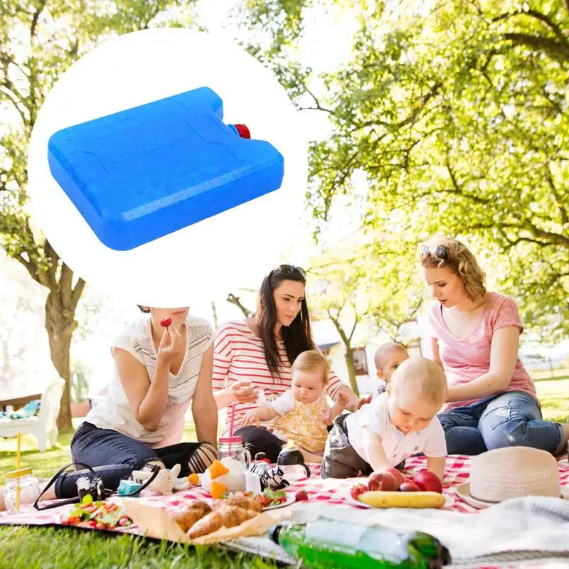 Ice Packs For Cool Box Portable Reusable Freezer Packs Long Lasting Cool For Coolers Freezer Blocks Box Camping