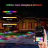 Outdoor LED Light IP65 Smart Wifi USB 10M 20M Voice APP Remote Control Garden Light for Lawn Courtyard Christmas Festival Lamp 4