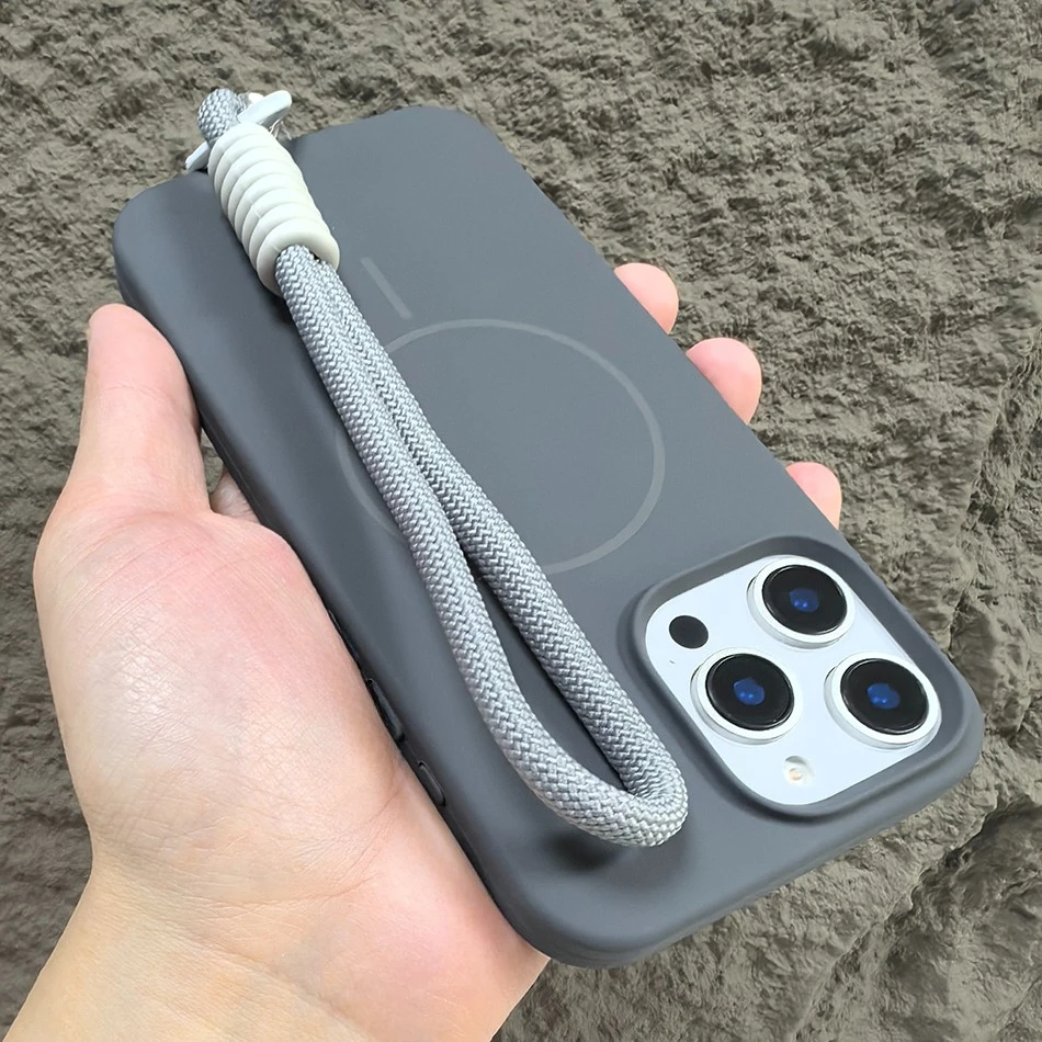 Premium Liquid Silicone Magnetic Wireless Charging Phone Case