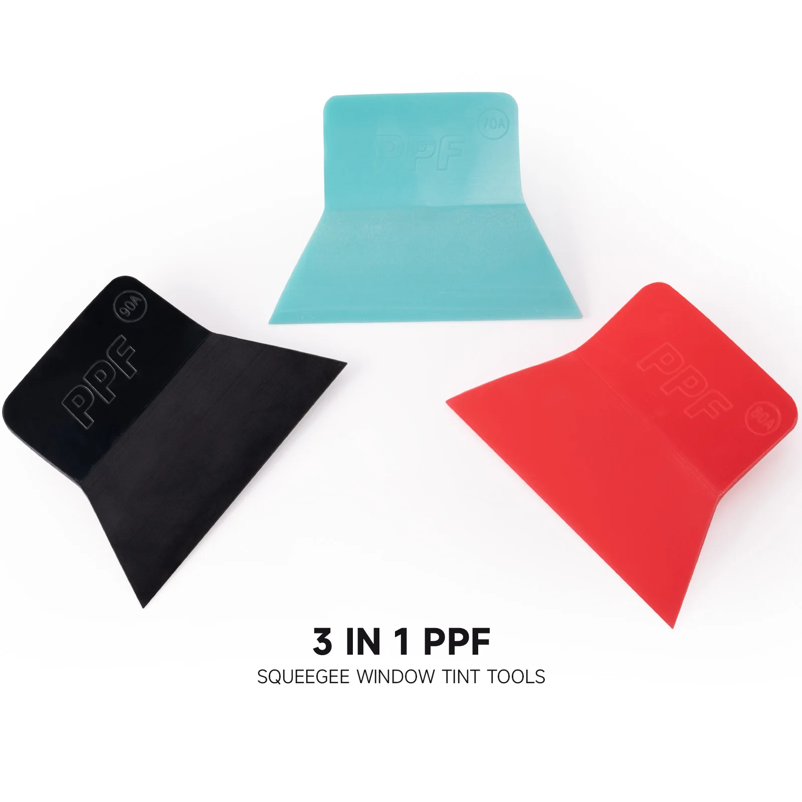 EHDIS PPF Film Vinyl Squeegee Window Film Tinting Soft TPU Rubber Scraper Car Paint Glass Mirror Wash Water Wiper Cleaning Tool