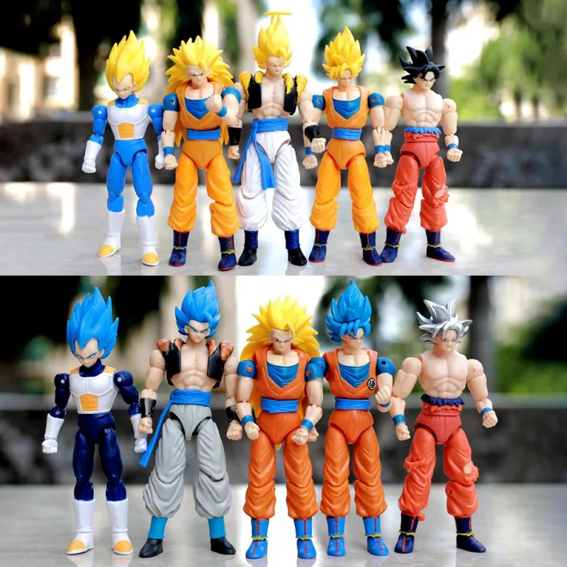 

Dragon Ball Shf Movable And Modifiable Doll Model Toy Super Saiyan Goku Action Figure Collectible Model Toy Birthday Gifts