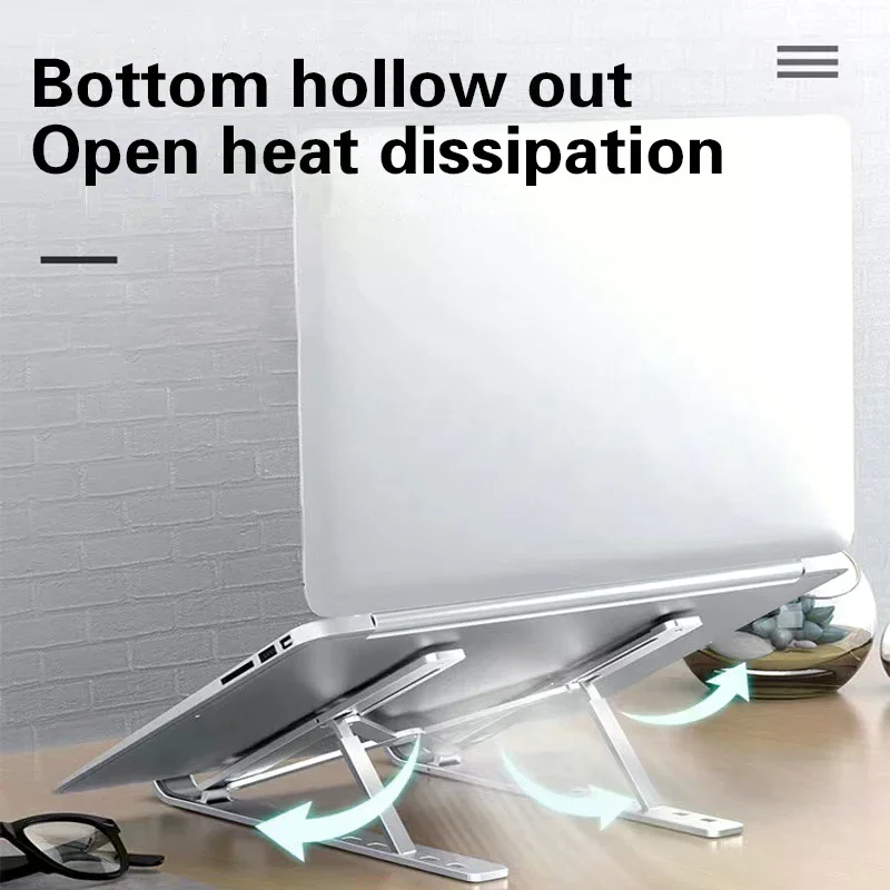 플라스틱 노트북 액세서리 범용 휴대용 접이식 노트북 홀더 스탠드 노트북 메이트북 태블릿용 조절 가능