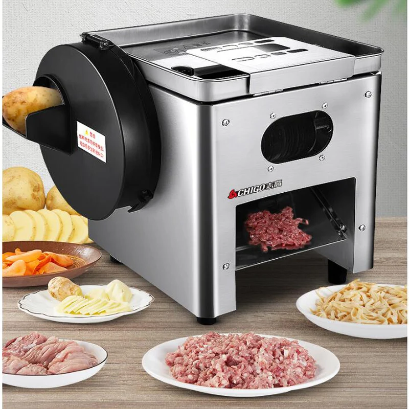 

Оптовая продажа, миниатюрный Электрический бытовой резак для мяса из нержавеющей стали, Электрический Резак для домашнего использования