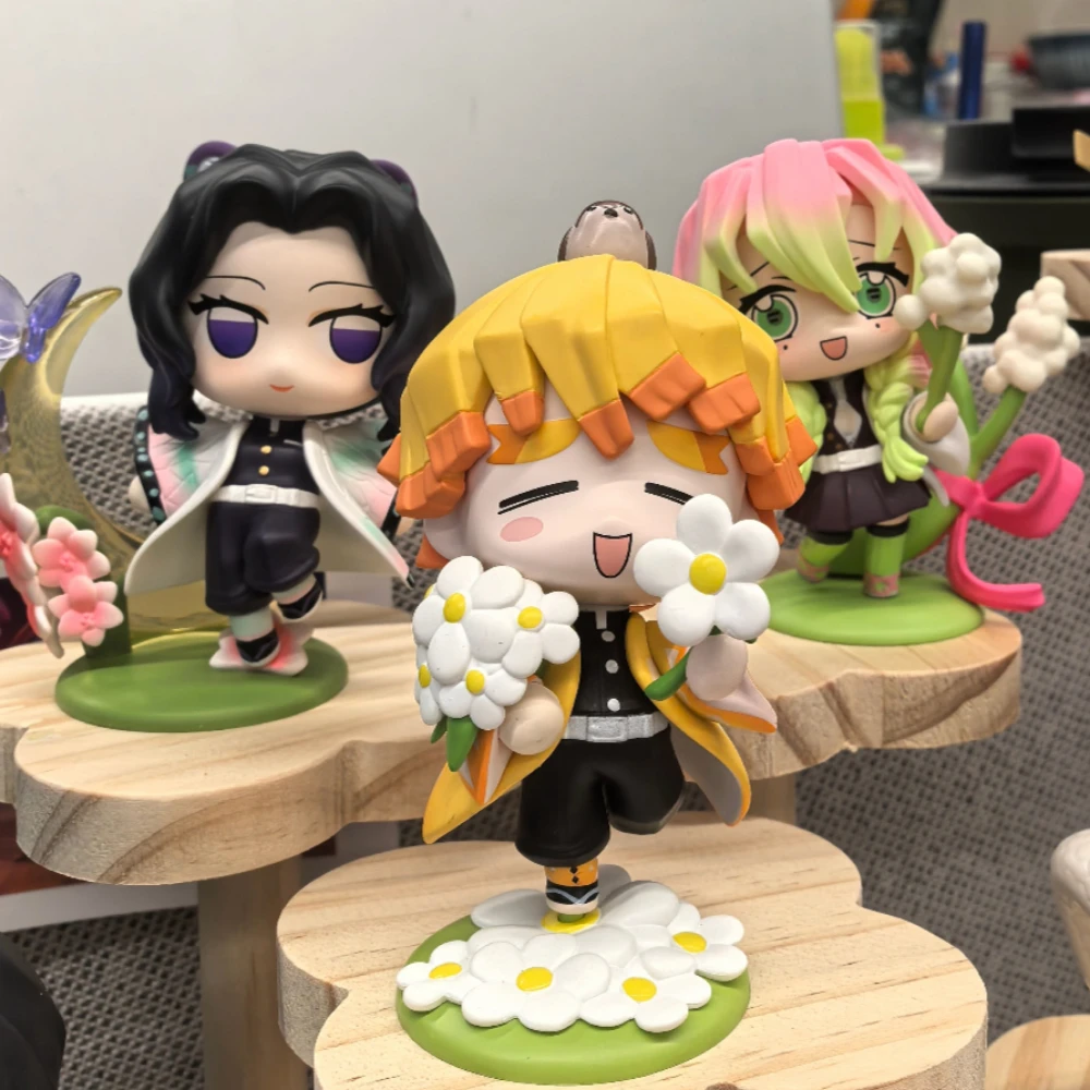 Demon Slayer Anime Cartoon Figur Blind Box Serie Tanjiro Kamado & Nezuko Kreative Personalisierte Statue Modell Ornament Überraschung