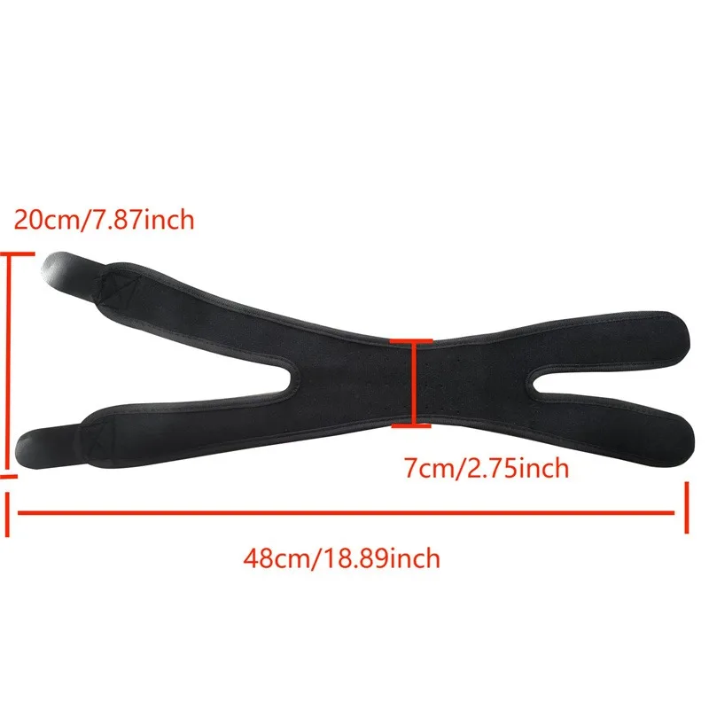 Knee Support Brace Sports Knee Pads Self Heating Knee Brace Tcare 1 PCS Sports Kneepad Double Patellar Knee Patella Tendon Support Strap Brace Pad Protector Open Knee Wrap Band Fitness Men