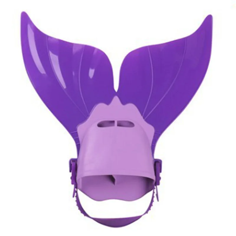 Swim Diving Mermaid Fins Free Diving Breaststroke Silicone Non-slip Children Professional Diving Training Swimming Fins