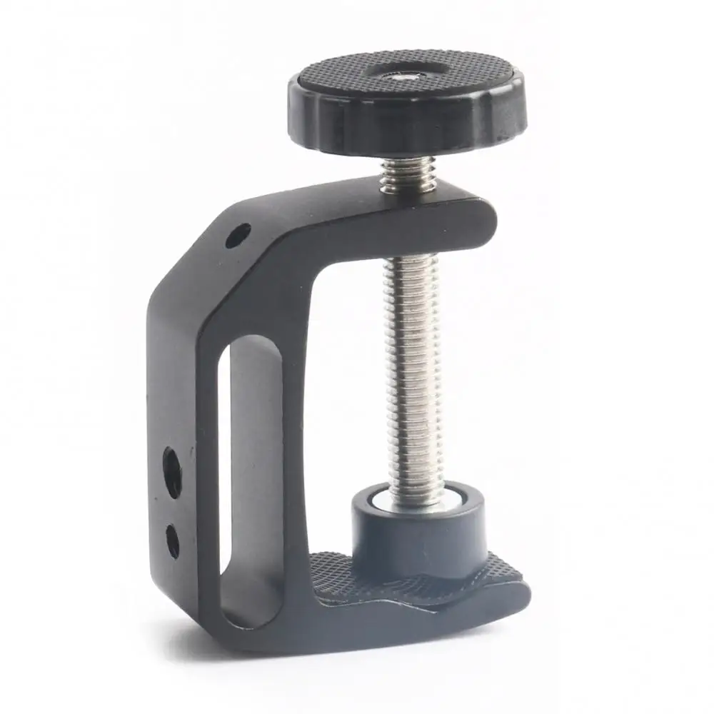 Universal C-Clamp with 1/4 3/8 Screw Hole Bracket Camera Tripod Accessories