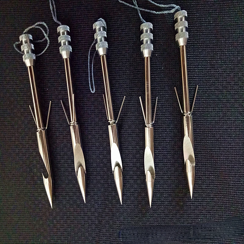 10 / 20 Pz In Acciaio Inox Freccia Fionda Accessori Caccia Tiro Pesca Proiettile Freccette Arpione Fionda Accessori