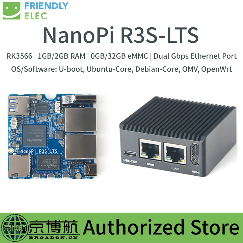 Friendlyelec NanoPi R3S LTS development board RK3566 1GB 2GB RAM 32G ...