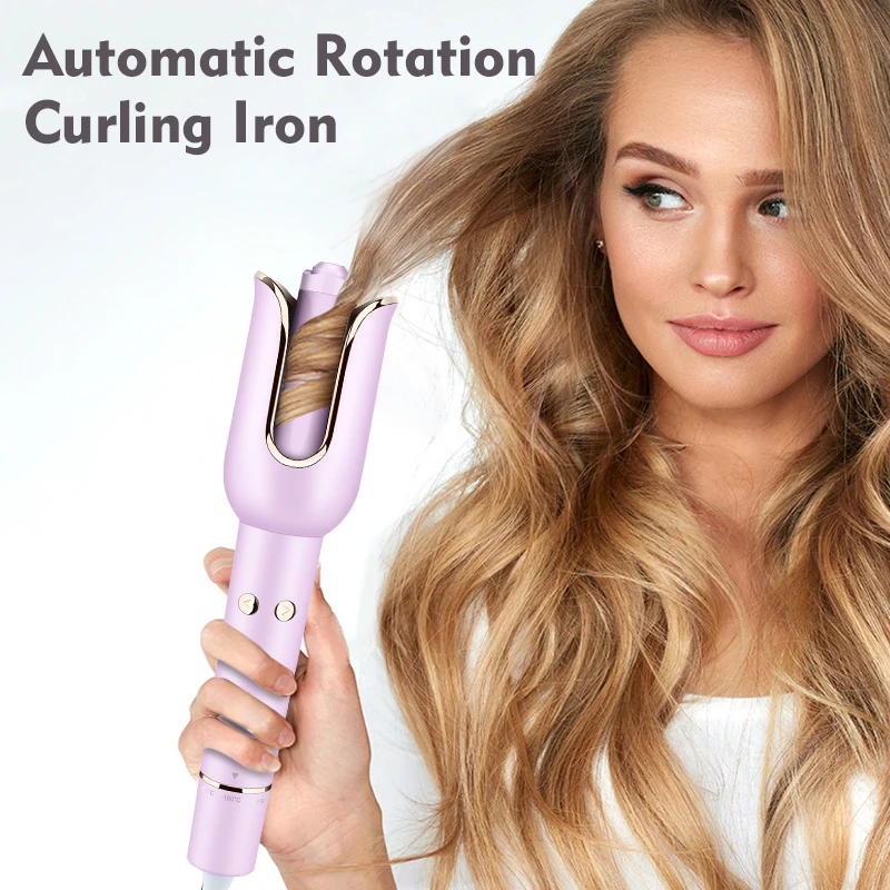 Description Picture 4 of itemAutomatic Hair Curler Auto Hair Curling Iron Ceramic Rotating Air Curler Air Spin Wand Styler Curl Machine Magic