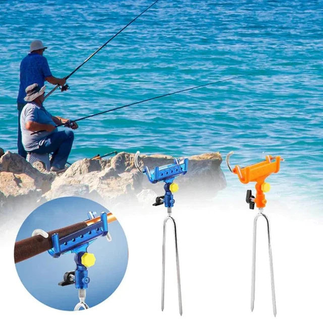 Self-Locking Fishing Rod Holder Stand Angle Adjustable Stainless Steel  Bracket Fishing Rod Stents Holder Fishing Tackle Accessor - AliExpress