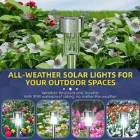 10Pack Solar Outdoor Lights Garden Lantern Solar Powered Lamp Waterproof Landscape Lighting Pathway Yard Lawn Garden Decoration 6