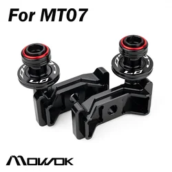 Motorcycle Swingarm Spool Slider Stand Screws - Enhanced Accessories (Red - For MT07)
