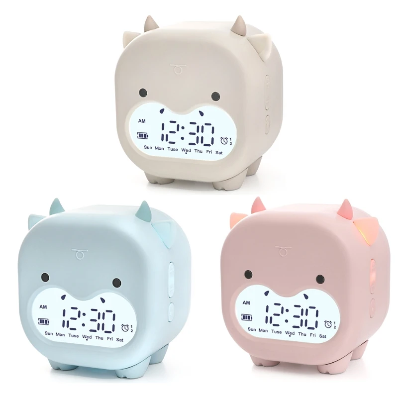 

Digital Alarm Clock Temperature Snooze Desktop Children Table Clock Drop shipping