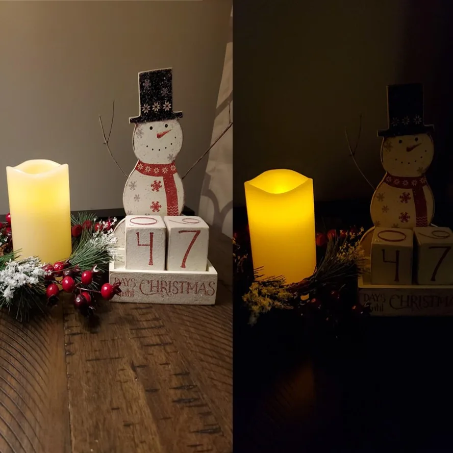 Elegant Swing LED Flameless Candle Lamp for Weddings and Parties, Battery Powered