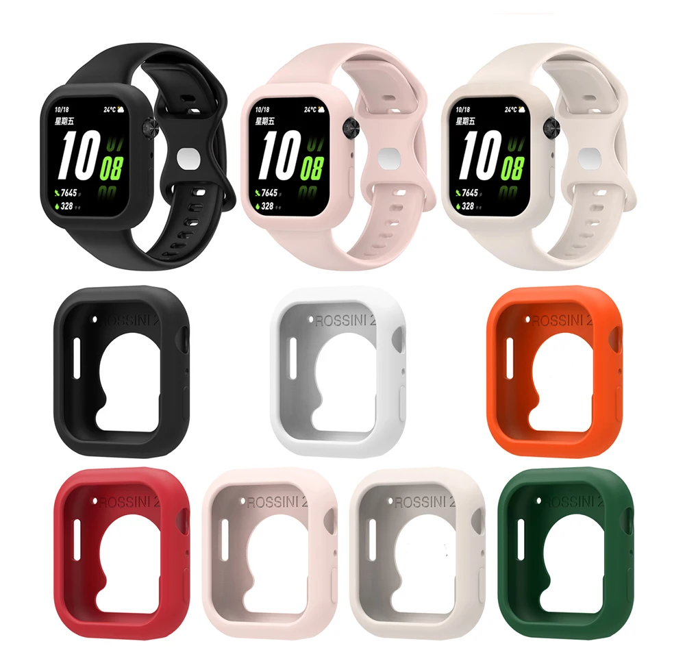 Silicone Protective Case Shell for Smartwatch - Shockproof, Soft & Durable Cover