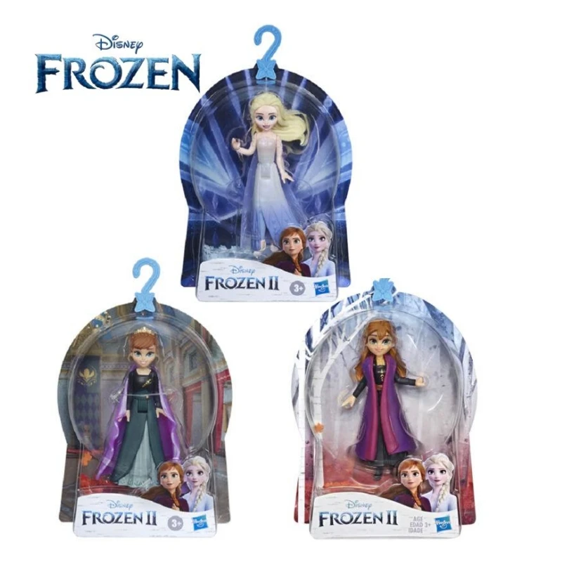 

Hasbro Frozen 2 Featured Character Series Aisha Anna Cute Girl Toy Decoration Height 10CM Model Hand-made Gift Collection