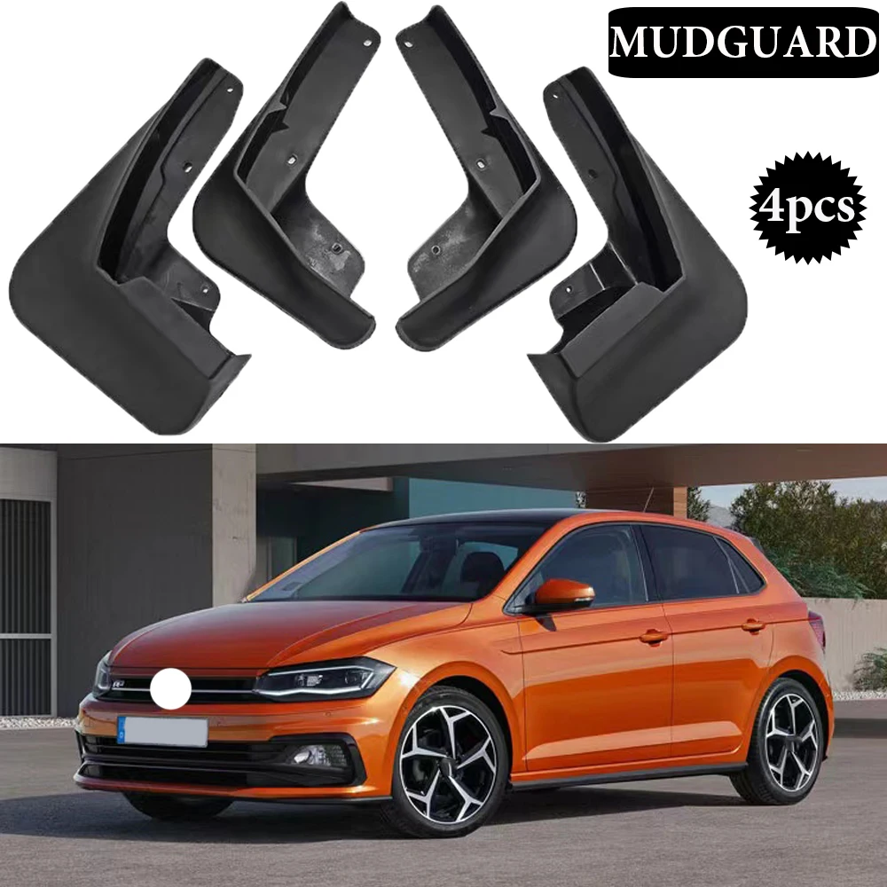 

High quality Car Mud Flaps Front Rear Mudguards Splash Guards Fender Mudflaps For Volkswagen VW Polo AW 6 MK6 2019 2020 2021