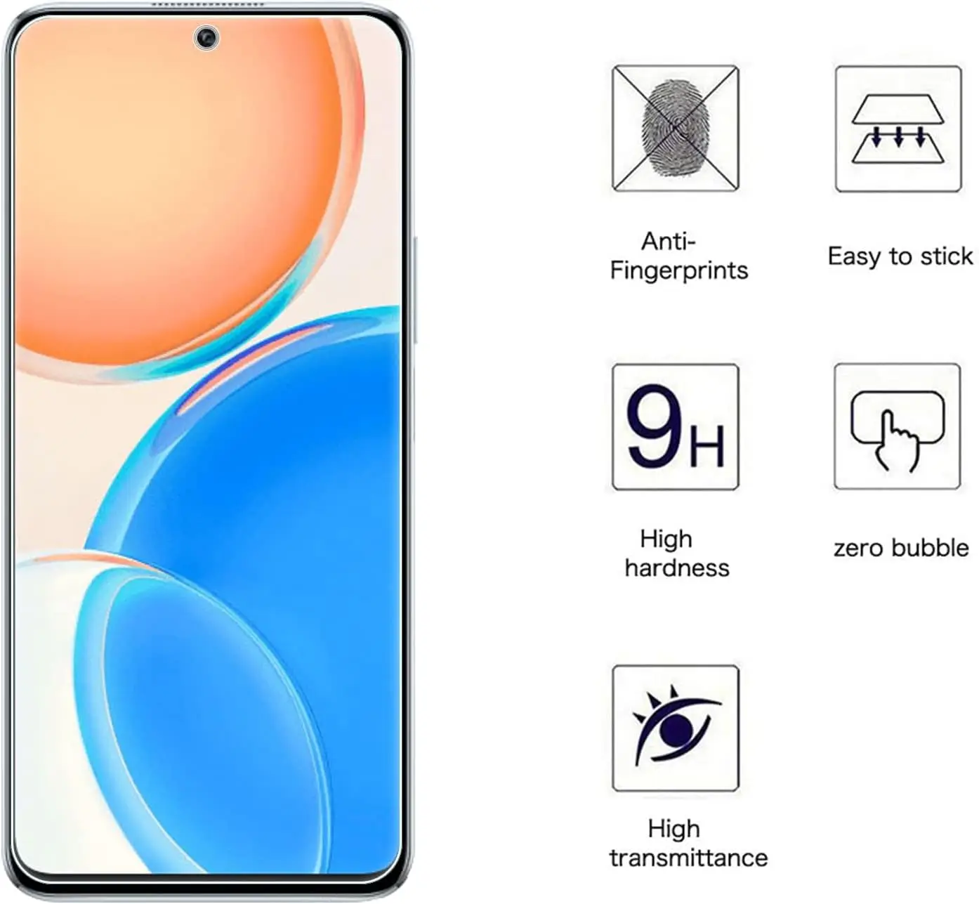 Premium HD Tempered Glass Screen Protector - 2/4 Pack