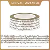 NEW 1PC 10M Decorative Vintage Alphabet Map Letter Newspapers Stamp Washi Tape Paper Adhesive Stickers Cute Journal Stationery 1