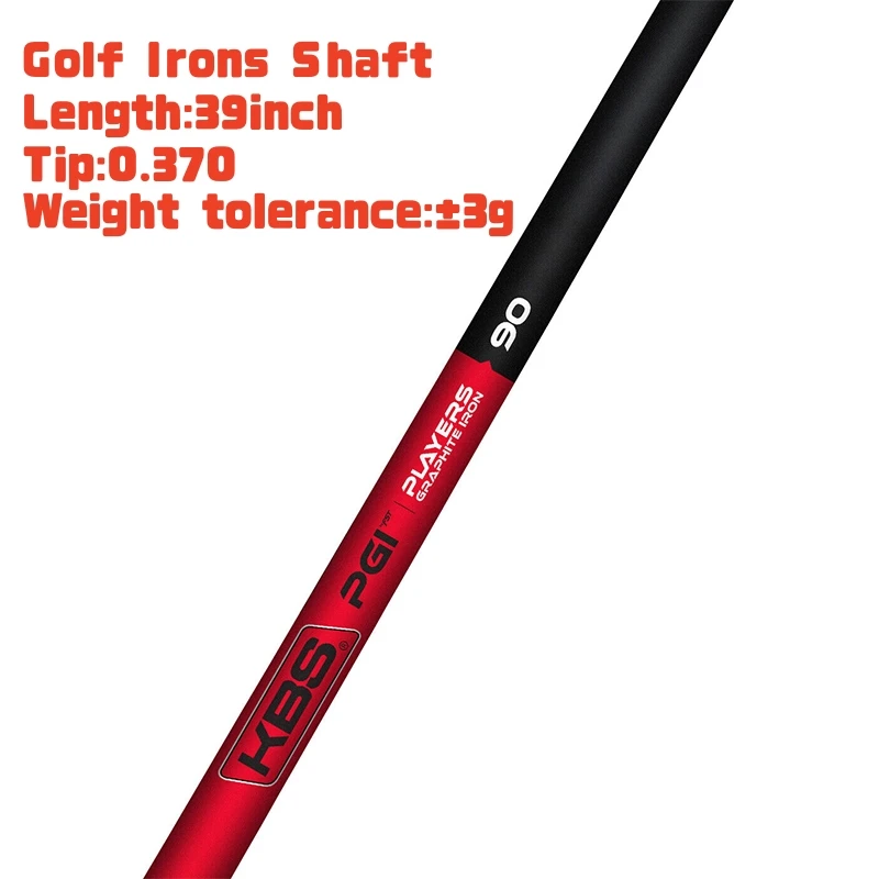 KBS PGI 60/70/80/90/100 Golf Iron Club Graphite shaft length 39 inch tip 0.370