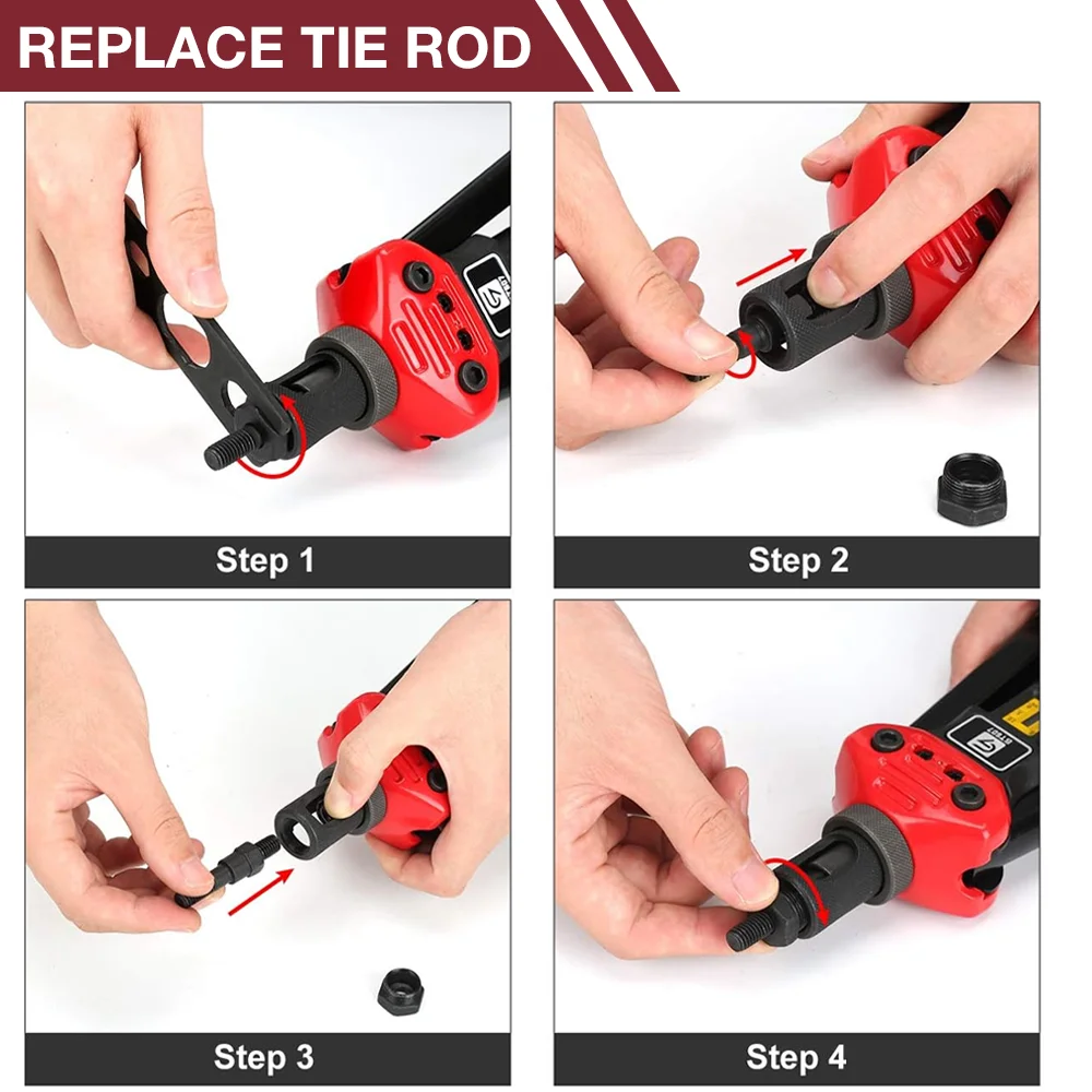 Manual Rivet Nut Gun Household Riveting Tools Metric M3 M4 M5 M6 M8 M10 M12 Inch 10-24,1/4-20,3/8-16,5/16-18 Riveting Machine rivet gun,rivet nut tool,rivet gun set,rivet gun part