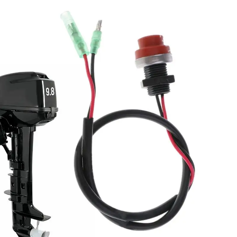 

Trim Tilt Switch Keyless Push Stop Button Safety Connector Cord Compatible For Yamahas