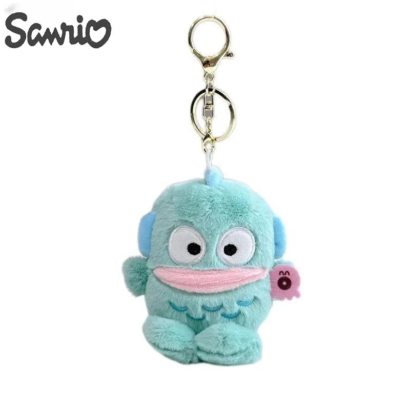 Cartoon Sanrio Plush Toys Keychian Cute Hangyodon Plushie Doll Keyring For Children Kawaii Women Bags Girls Birtnday Gifts plush toy plush doll plush keychain key chain