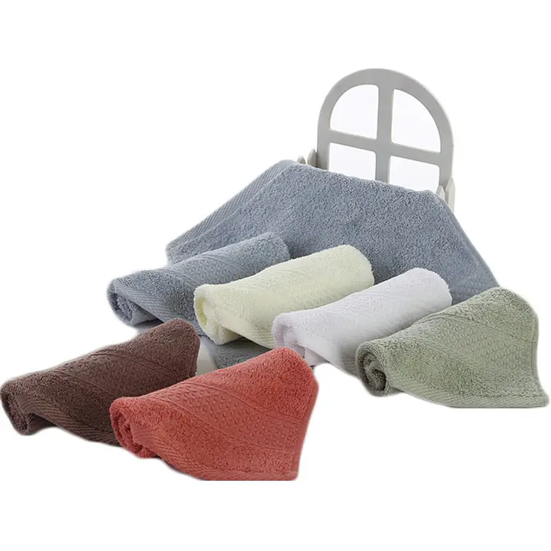 100% Cotton Small Face Towel Soft Square Hand Towels for Face Wash kids Child Washcloth Pure Absorbent Facial care 34x34cm Home 4
