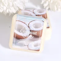 Gommage au glutathion et au noix de coco, savon fait à la main, nettoyage en profondeur et hydratant, huile essentielle végétale de bain, savon Portable 2