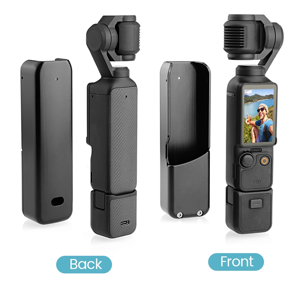 

Металлическая рамка для DJI OSMO Pocket 3, Защитный корпус из алюминиевого сплава с адаптером 1/4 дюйма для штатива, Селфи