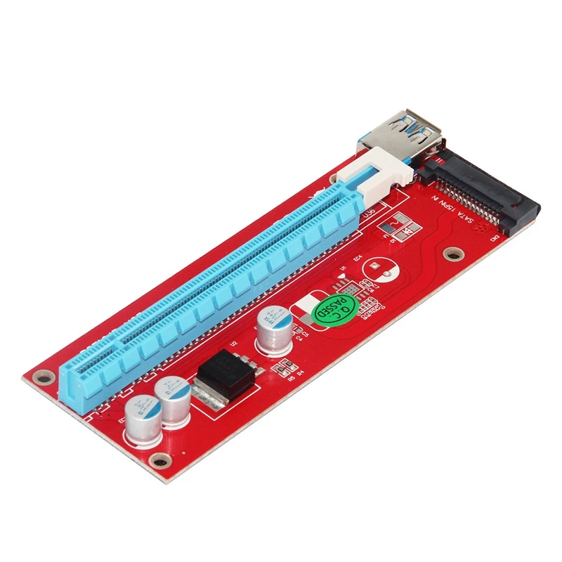 

Расширитель райзерной карты 007S PCI-E, PCI Express адаптер SATA Power 60 см, USB 3,0 кабель для майнинга BTC, LTC Mining