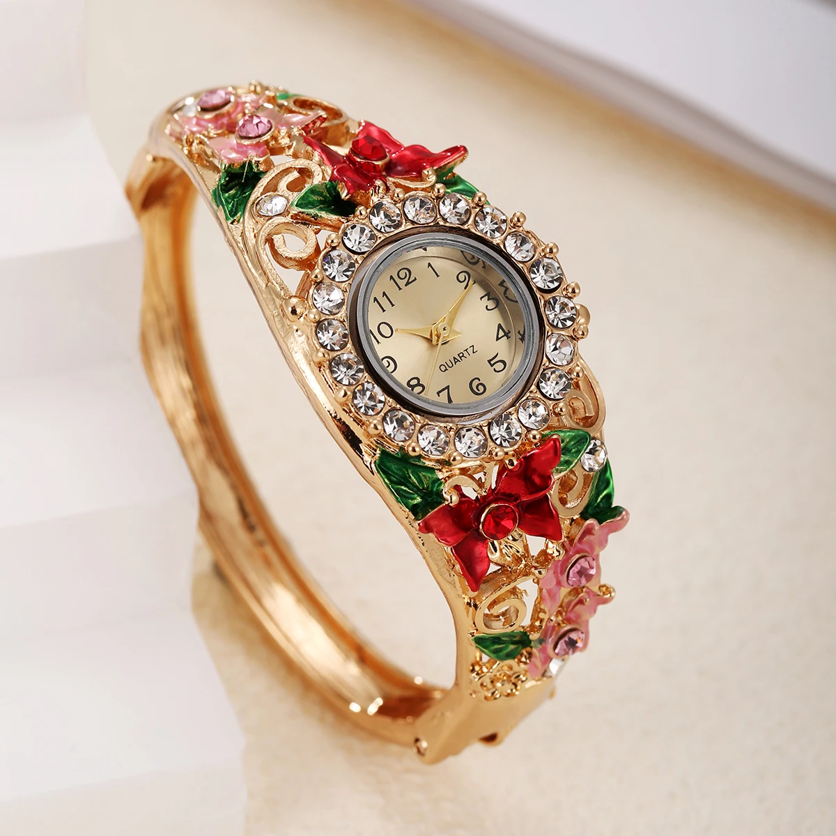 New Women's Water Diamond English Bracelet Watch Birthday Gifts Party Wear Women's Watches women watches