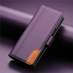 Handcrafted Leather Protective Flip Case with Seamless Card Insertion for Galaxy Z Fold 8 (BKS P3)