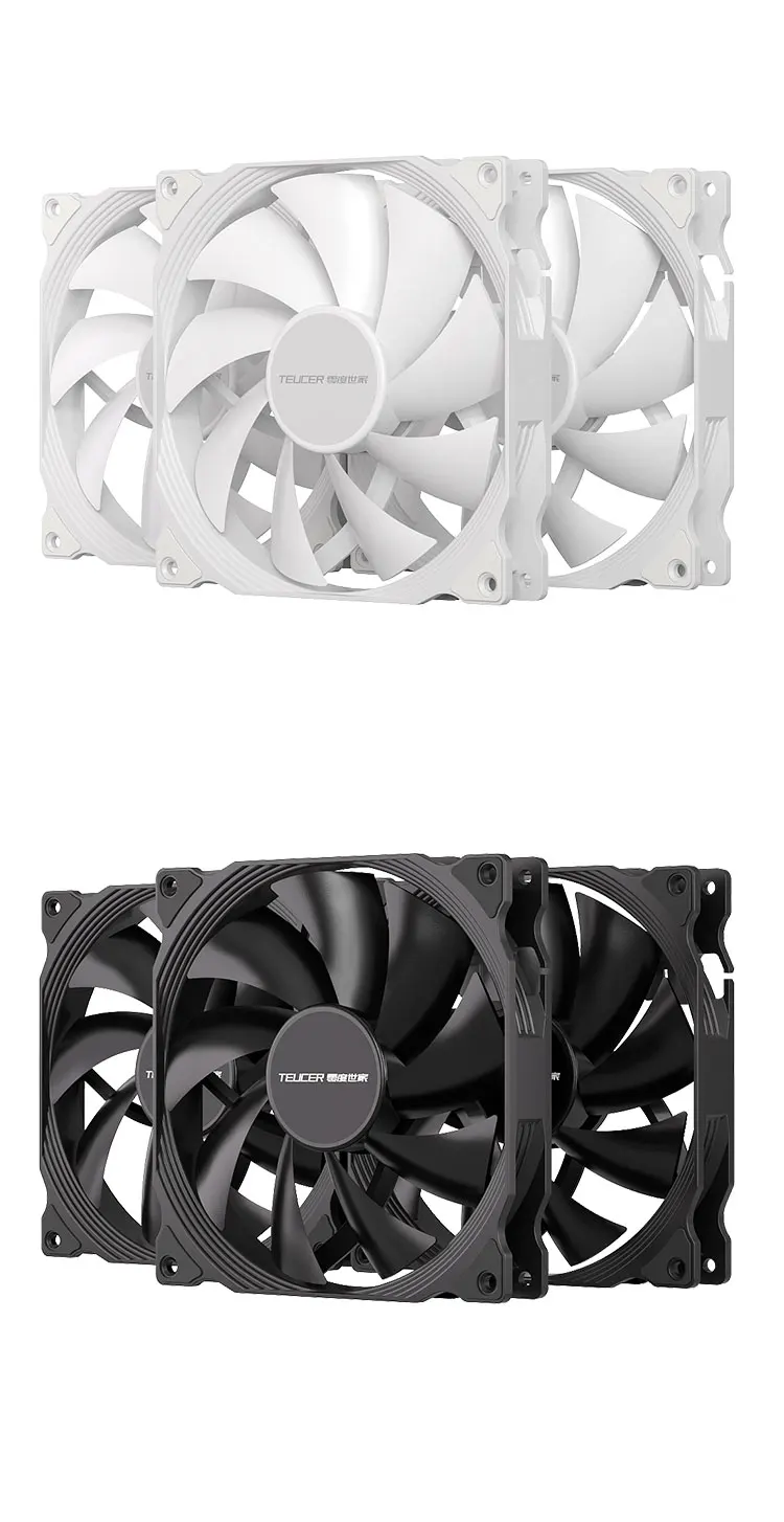 140mm 600-1500RPM High Performance Case Fan 4Pin PWM Intelligent Temperature Con