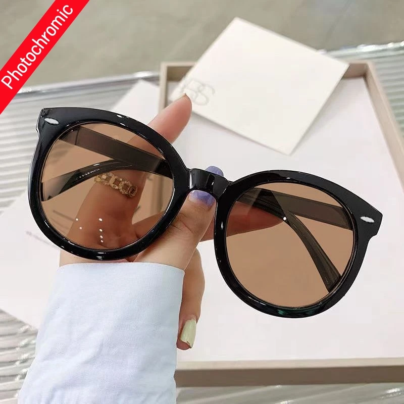 

Photochromic Minus Glasses Luxury Anti Blue Light Near Sight Eyeglasses Finished Optical Short-sight Goggle Diopter 0 To -6.0