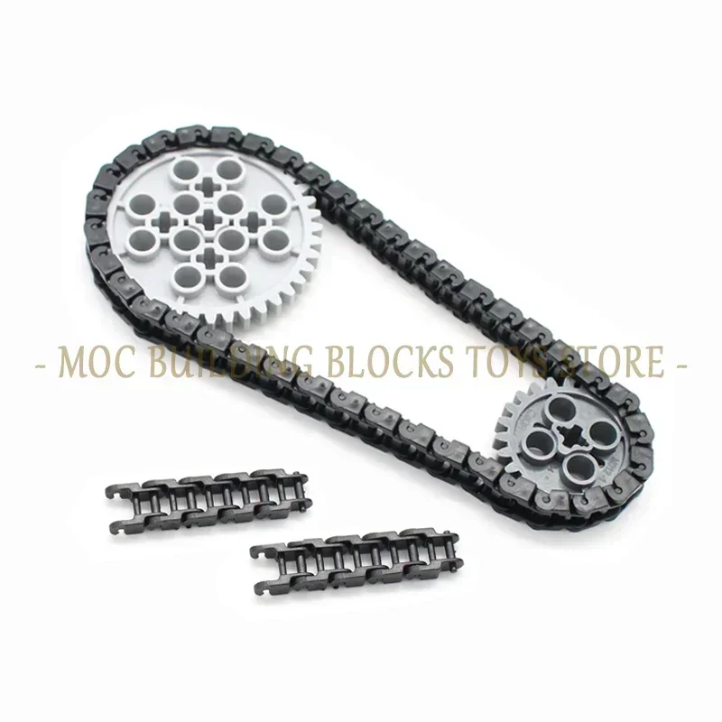 Building Blocks Technology Parts 3711 24375 57518 57519 Building Block Brick Link Tread Sprocket Tanks Tracks Rivets