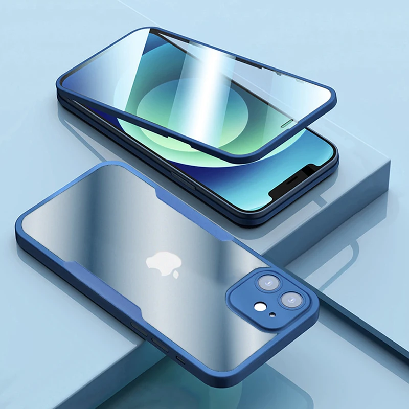 Luxury 360° Full Body Clear Silicone Shockproof Case with Bumper Protection