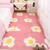 Bedroom Carpet Cartoon Girl New Home Decor Living Room Carpet Rectangular Fluffy Soft Pink Room Decor Rug Baby Play Mat Cute Rug 2